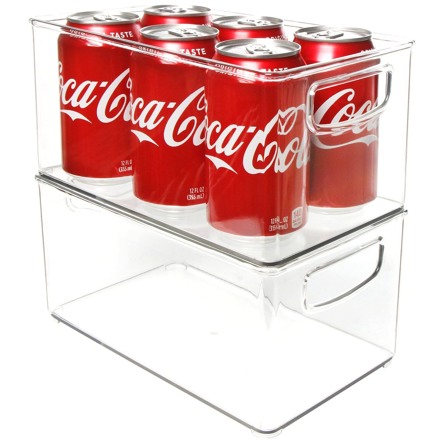 Stackable Storage Bin Set — 2 Piece