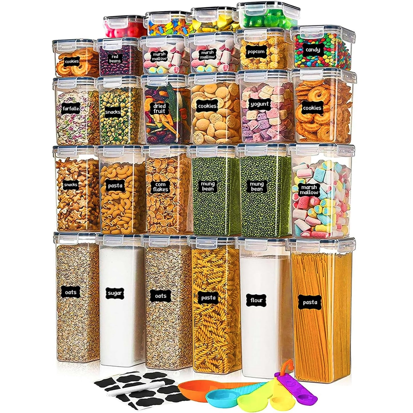 Airtight Pantry Container Set — 28 Piece