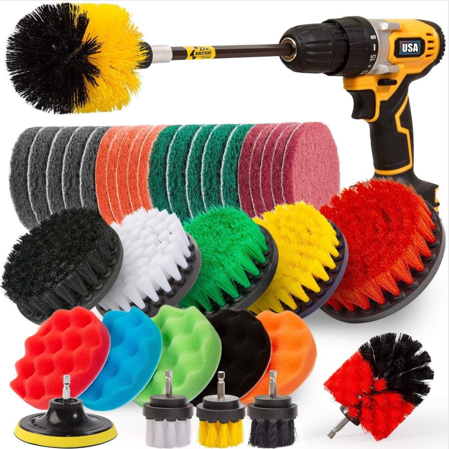 37-Piece Home Cleaning Brush Set